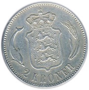 2 Kroner - Christian IX reverse image