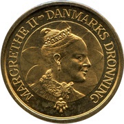 20 Kroner - Margrethe II Queens Birthday obverse image