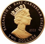 2 Dollars - Elizabeth II King Henry V obverse image
