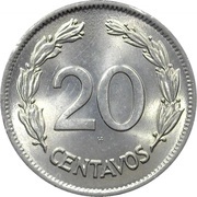 20 Centavos reverse image