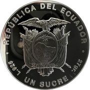 1 Sucre Battle of Pichincha obverse image