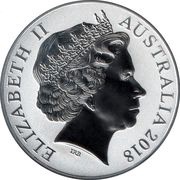 1 Dollar - Elizabeth II 4th Portrait - Ravi - Red Panda obverse image