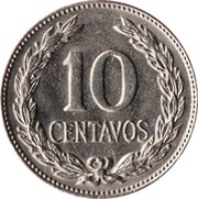 10 Centavos reverse image