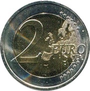 2 Euros University of Tartu reverse image
