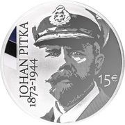 15 Euros Johan Pitka reverse image