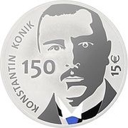 15 Euros Konstantin Konik reverse image