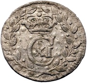 1 Rundstück - Carl XI With ribbon obverse image