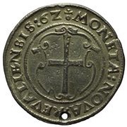 2 Mark - Eric XIV, Estonia, 1561-1562 reverse image
