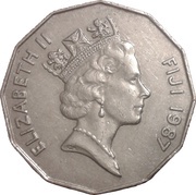 50 Cents - Elizabeth II 3rd portrait obverse image