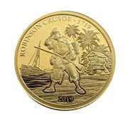 1 Dollar Robinson Crusoe, Fiji, 2019 reverse image