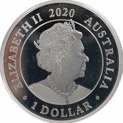 1 Dollar - Elizabeth II 6th Portrait - Wedding - Silver Proof obverse image