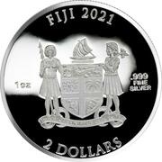 2 Dollars Captain America obverse image