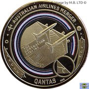 1 Dollar - Elizabeth II 6th Portrait - QANTAS 09 - I Still Call Australia Home, Australia, 2020 reverse image