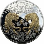 10 Dollars Year of the Tiger, Fiji, 2022 reverse image