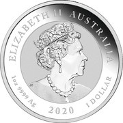 1 Dollar - Elizabeth II 6th Portrait - Bull and Bear obverse image