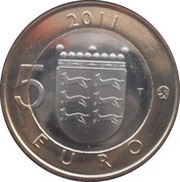 5 Euros Ostrobothnia reverse image