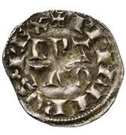 Denier Parisis - Philip VI Type 2 obverse image