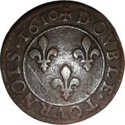 Double Tournois - Henri IV Nantes mint reverse image