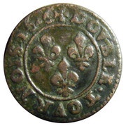 Double Tournois - Louis XIII Villeneuve mint; 8th type reverse image
