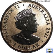 1 Dollar - Elizabeth II 6th Portrait - 150 Years of the RSPCA - Farm Animals obverse image