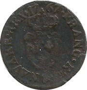 Liard of Aix - Louis XV, France, 1767-1772 reverse image