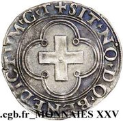 Douzain - François the Ist 1st type, France, 1541 reverse image
