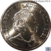 1 Dollar - Elizabeth II 6th Portrait - Wiggles 30 Years - 1991 Crew obverse image