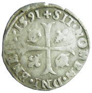 Douzain - Henri IV, France, 1589-1603 reverse image