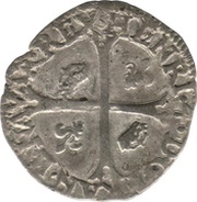 Douzain - Henri IV Navarre issue; 2nd type obverse image