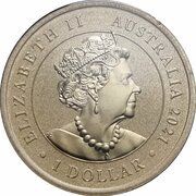 1 Dollar - Elizabeth II 6th Portrait - Lest We Forget - RAAF 100 Years obverse image