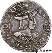 Teston - François I 10th type obverse image