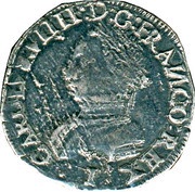 Teston - Charles IX 4th type obverse image