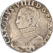 Teston - Charles IX 2nd type obverse image