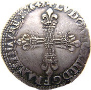 ¼ Ecu - Louis XIII obverse image