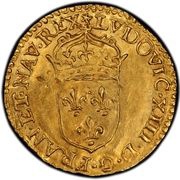 ½ Écu d'Or - Louis XIII obverse image
