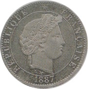 5 Centimes pattern of Merley obverse image
