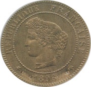 5 Centimes Epreuve technique en bronze de Oudiné obverse image