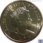 1 Dollar - Elizabeth II 6th Portrait - The Great Aussie Coin Hunt 3 - Letter C obverse image