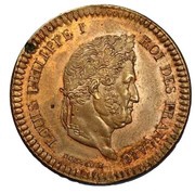 1 Décime pattern of Domard obverse image