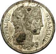 20 francs essai de Gayrard obverse image
