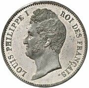 100 Francs - Louis Philippe Pattern obverse image