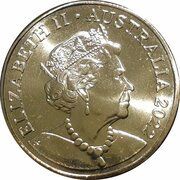 1 Dollar - Elizabeth II 6th Portrait - Australian Dinosaurs; Diamantinasaurus obverse image
