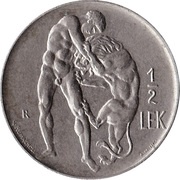 ½ Lek reverse image