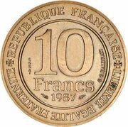 10 Francs Hugh Capet; Essai reverse image