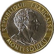 10 Francs Montesquieu obverse image