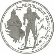 100 Francs Cross-country Skiing obverse image