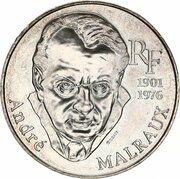 100 Francs André Malraux obverse image