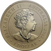 1 Dollar - Elizabeth II 6th Portrait - Platinum Jubilee obverse image