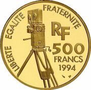 500 Francs Lumiere Brothers obverse image