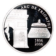 1½ Euros Arc de Triomphe, France, 2006 reverse image